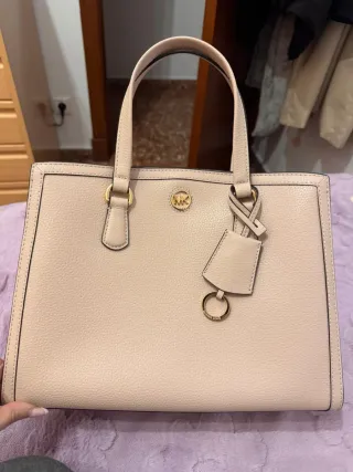 Bolso Michael Kors Rosa y Dorado