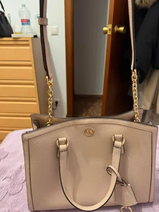 Bolso Michael Kors Rosa y Dorado