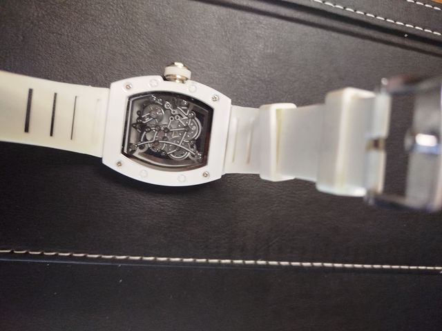 Reloj Deportivo Esqueleto Blanco