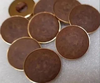 Lote 12 botones METAL- 6 modelos