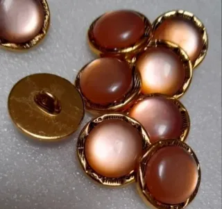 Lote 12 botones METAL- 6 modelos