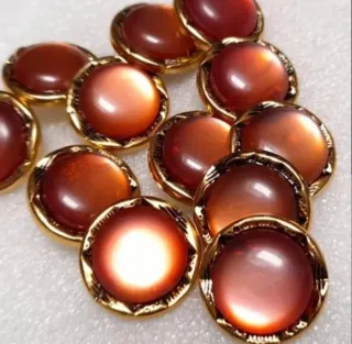 Lote 12 botones METAL- 6 modelos