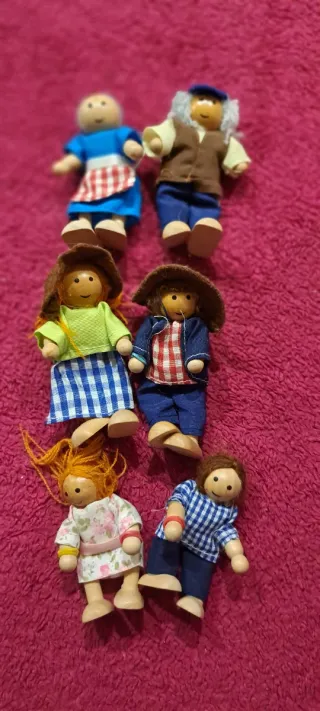 Mobiliario Casa Muñecas Madera