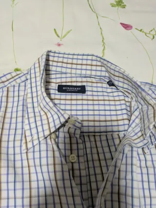 Camisa Burberrys Cuadros Hombre