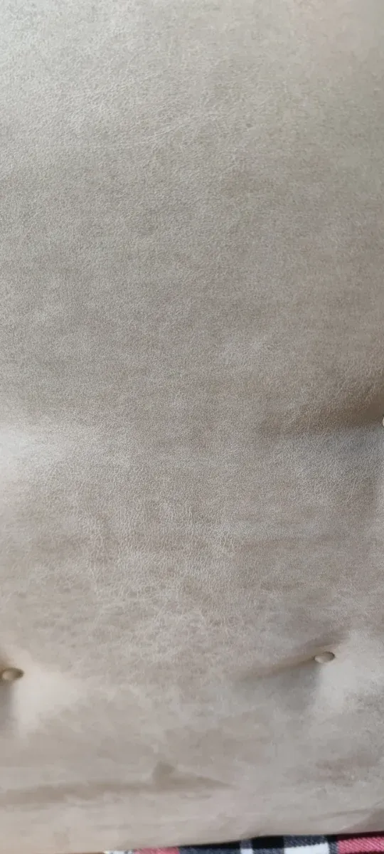 Cabecero de tela bege