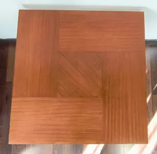 Mesa vintage estilo bistró (75x75CMS).