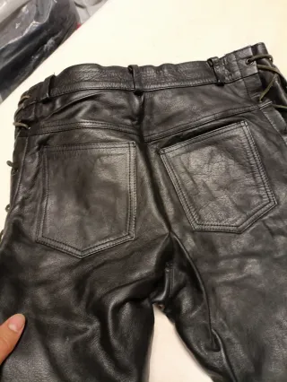 Pantalones de cuero para moto