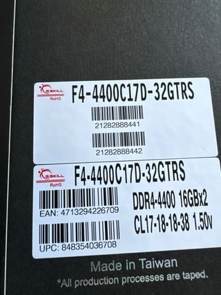 G.Skill Trident Z Royal DDR4 32GB 4400MHz CL17 Kit