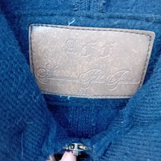 Giaccone uomo blu con cappuccio