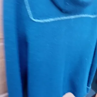 Giaccone uomo blu con cappuccio