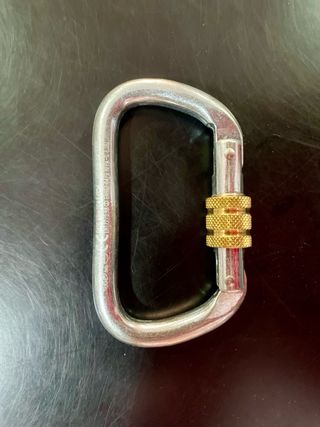 14 unidades Mosquetón Kong acero rosca