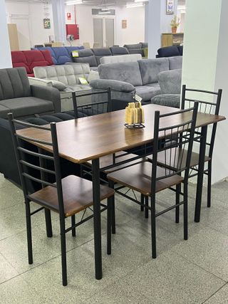 Conjunto mesa cocina con 4 sillas nueva