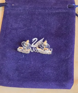 Pendientes Cisne Swarovski