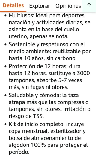 Copa Menstrual Lila Talla L Set 3