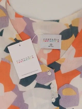 Vestido gasa corto Compañía Fantástica Talla S