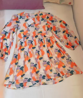 Vestido gasa corto Compañía Fantástica Talla S