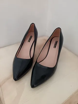 Scarpe con tacco Heart & Red nere