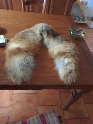 Collo in pelliccia di volpe