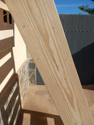 Escalera de madera