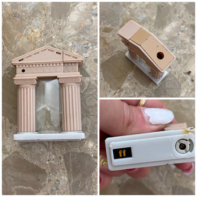 Accendino Antico Design Tempio Greco