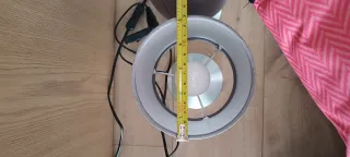 Lámparas de mesa tela y metal (2 unidades)