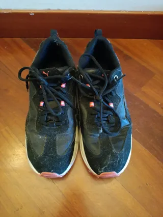 Scarpe Puma 41 Nere, Rosa e Bianche