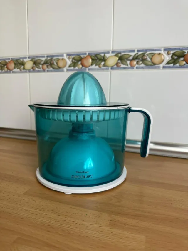 Exprimidor Cecotec ZitrusEasy Turquesa