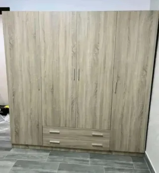 Armario y Cómoda Blanca