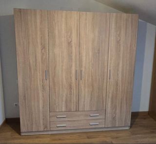 Armario y Cómoda Blanca