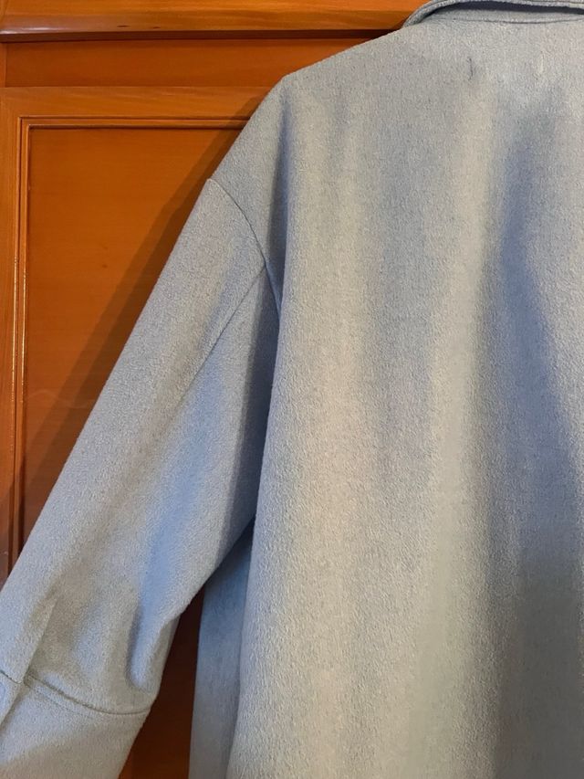 Chaqueta oversize Mango azul claro