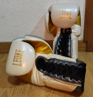 Guantes de boxeo Leone de cuerdas 16OZ