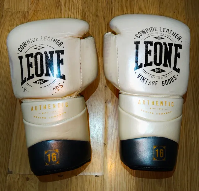 Guantes de boxeo Leone de cuerdas  16OZ