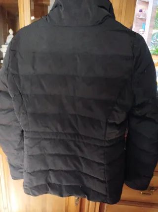 Abrigo Zara Plumas Talla L