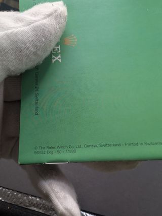 Libretto Rolex Datejust Originale 1998
