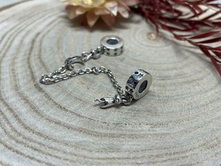 ✨Cadena Seguridad Gato y Luna