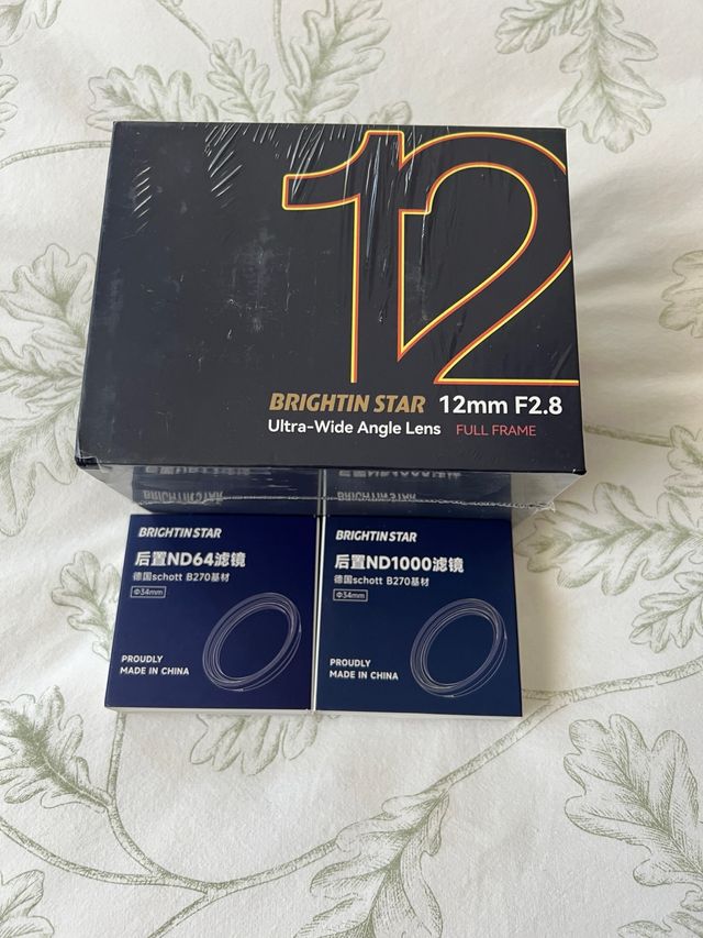 Brightin Star 12mm F2.8 Full Frame sony e nuevo