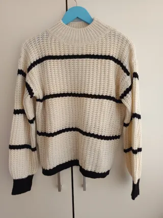 Jersey rayas blanco y negro