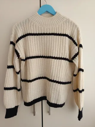 Jersey rayas blanco y negro