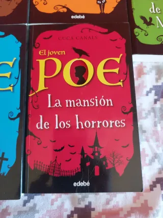 VARIOS LIBROS.  joven Poe: El extraño crimen de Ma