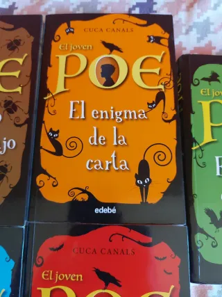 VARIOS LIBROS.  joven Poe: El extraño crimen de Ma