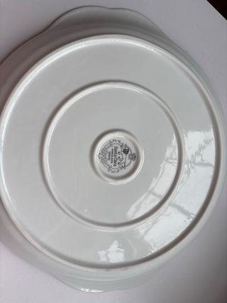 Bandeja Santa Clara con pájaros y mariposas