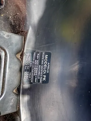 Asiento Aprilia una plaza en perfecto estado