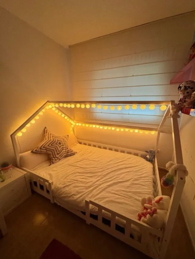 Cama Casita Infantil Blanca