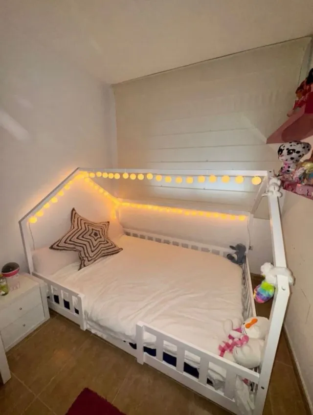 Cama Casita Infantil Blanca
