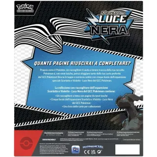 Pokemon Luce Nera Collezione Con Raccoglitore