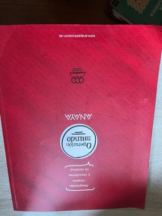 Lote libros matemáticas 2ESO Anaya Operación Mundo