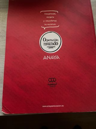 Lote libros matemáticas 2ESO Anaya Operación Mundo