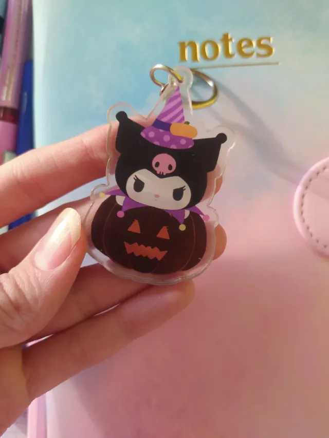 Llavero Kuromi Halloween Calabaza