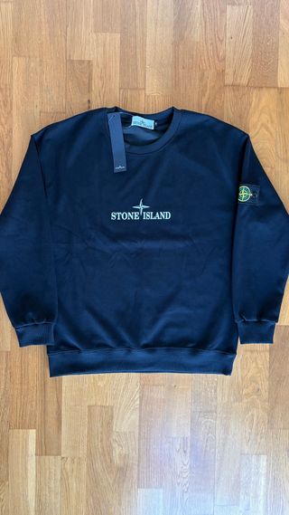 Sudadera Stone Island Negra Talla M