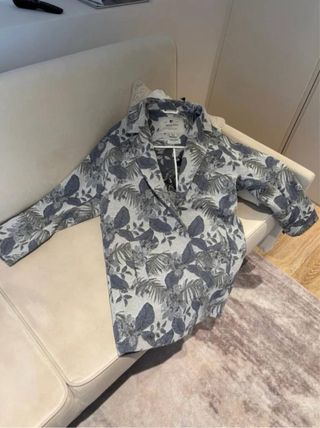 Abrigo Woolrich Archive Estampado Talla S